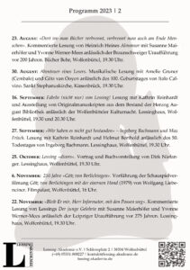 Programmkarte 2023 | 2