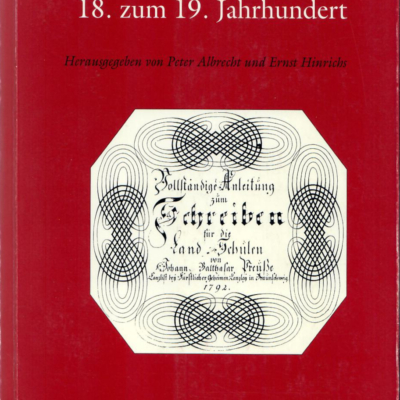 Wolfenbütteler Studien zur Aufklärung, Band 20
