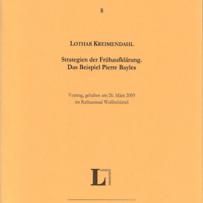 Wolfenbütteler Vortragsmanuskripte 8