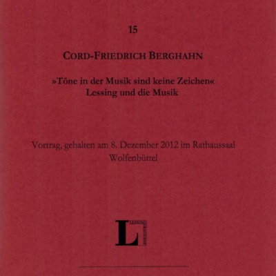 Wolfenbütteler Vortragsmanuskripte 15