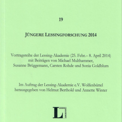 Wolfenbütteler Vortragsmanuskripte 19