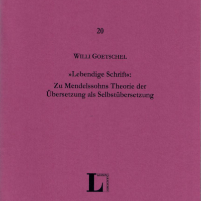 Wolfenbütteler Vortragsmanuskripte 20