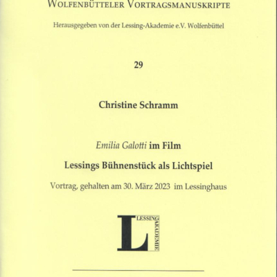 Wolfenbütteler Vortragsmanuskripte 29