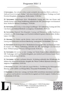 Programmkarte 2024 | 2